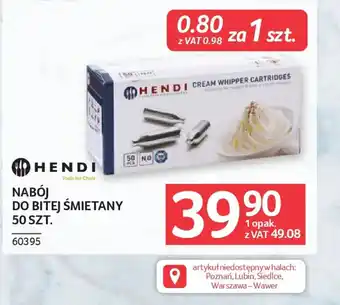 Selgros Nabój do bitej śmietany oferta