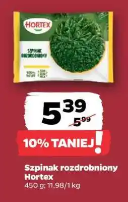 Netto Szpinak rozdrobniony Hortex oferta