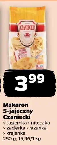 Netto Makaron 5-jajeczny Czaniecki oferta