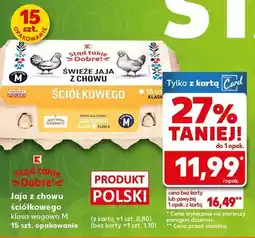 Kaufland Jaja z chowu ściółkowego klasa wagowa M oferta