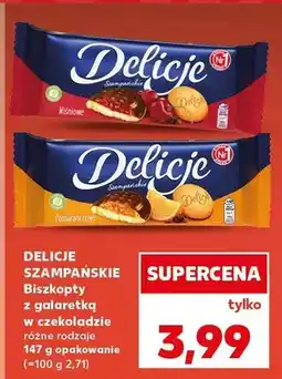 Kaufland Biszkopty z galaretką w czekoladzie pomarańczowe oferta