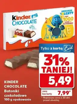 Kaufland Batoniki czekoladowe Chocolate oferta