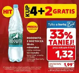 Kaufland Woda mineralna niegazowana różne rodzaje oferta