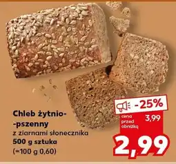 Kaufland Chleb żytnio-pszenny z ziarnami słonecznika oferta