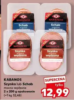 Kaufland Szynka lub schab mocno wędzone oferta