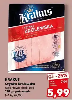 Kaufland Szynka Królewska wieprzowa, drobiowa oferta