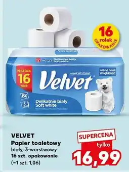 Kaufland Papier toaletowy biały 3-warstwowy oferta