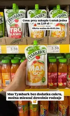 Dino Mus owocowy, różne rodzaje oferta