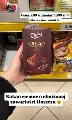 Dino Kakao ciemne o obniżonej zawartości tłuszczu oferta