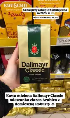 Dino Kawa mielona Classic mieszanka ziaren Arabica z domieszką Robusty oferta