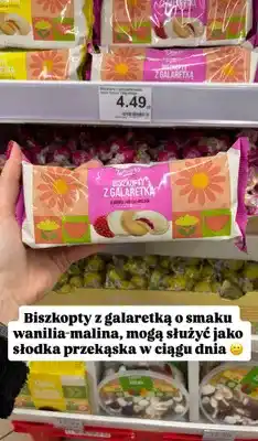 Dino Biszkopty z galaretką o smaku wanilia-malina oferta