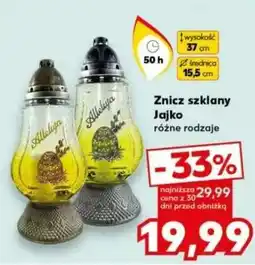 Kaufland Znicz szklany Jajko oferta