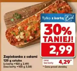 Kaufland Zapiekanka z salami oferta