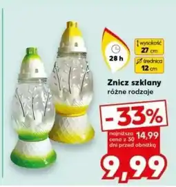 Kaufland Znicz szklany oferta