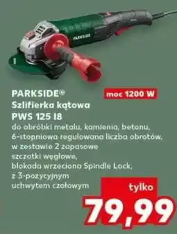 Kaufland PARKSIDE Szlifierka kątowa PWS 125 I8 oferta