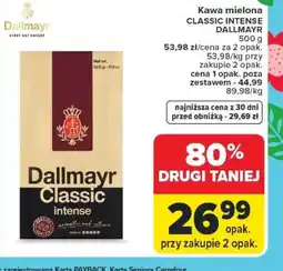 Carrefour Dallmayr Kawa mielona oferta
