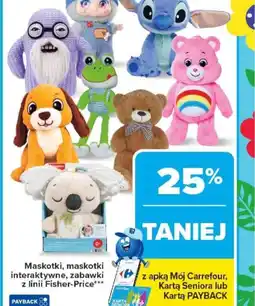 Carrefour Maskotki, zabawki Fisher-Price oferta
