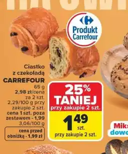 Carrefour Ciastko z czekoladą Carrefour oferta