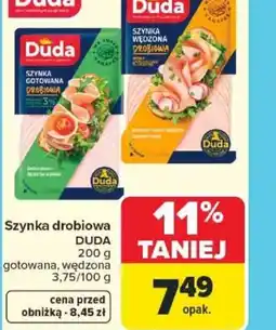 Carrefour Szynka drobiowa Duda oferta