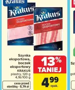 Carrefour Szynka/Boczek Krakus oferta
