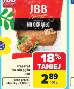 Carrefour Pasztet na okrągło JBB oferta