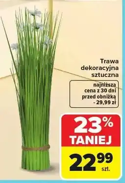 Carrefour Trawa dekoracyjna sztuczna oferta