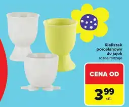 Carrefour Kieliszek porcelanowy do jajek różne rodzaje oferta