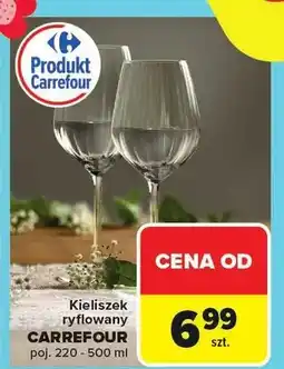 Carrefour Kieliszek ryflowany oferta