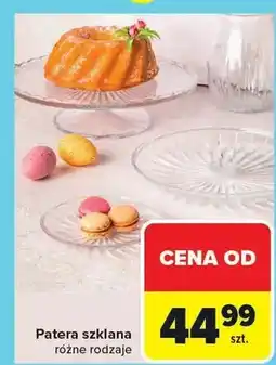 Carrefour Patera szklana różne rodzaje oferta