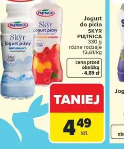 Carrefour Jogurt do picia Piątnica Skyr oferta