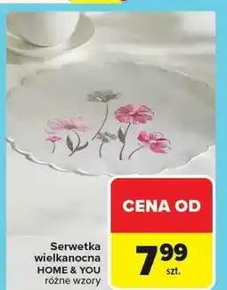 Carrefour Serwetka wielkanocna Home & You różne wzory oferta