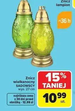 Carrefour Znicz wielkanocny Sadowscy oferta