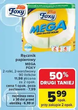 Carrefour Ręcznik papierowy Mega oferta