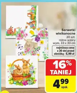 Carrefour Serwetki wielkanocne oferta