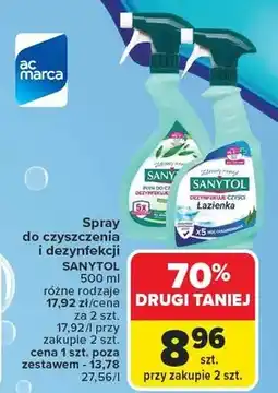 Carrefour Spray do czyszczenia i dezynfekcji łazienka oferta