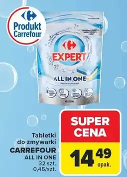 Carrefour Tabletki do zmywarki All In One oferta