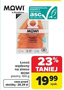 Carrefour Łosoś wędzony na zimno oferta