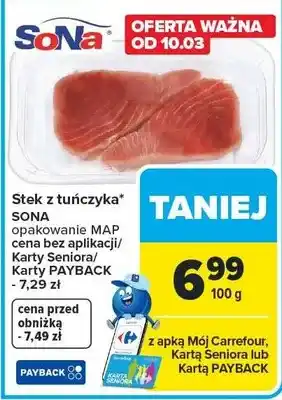 Carrefour Stek z tuńczyka oferta