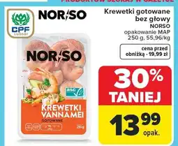 Carrefour Krewetki gotowane bez głowy oferta