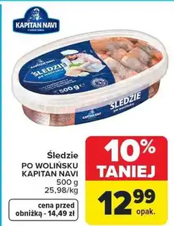 Carrefour Śledzie po wolińsku oferta