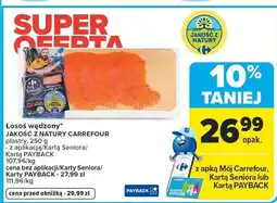 Carrefour Łosoś wędzony oferta
