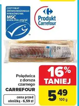Carrefour Polędwica z dorsza czarnego oferta