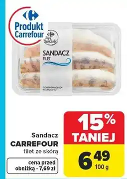 Carrefour Sandacz filet ze skórą oferta