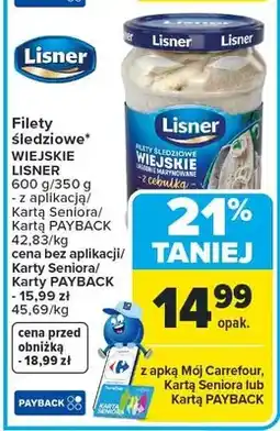 Carrefour Filety śledziowe wiejskie oferta