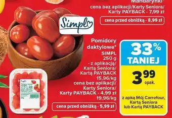 Carrefour Pomidory daktylowe oferta