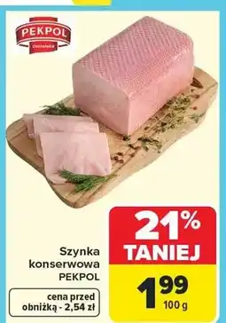 Carrefour Szynka konserwowa oferta