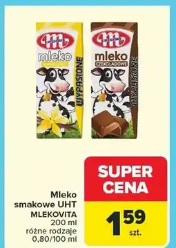 Carrefour Mleko smakowe UHT różne rodzaje oferta