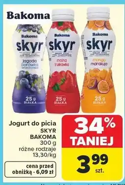 Carrefour Jogurt do picia Skyr różne rodzaje oferta