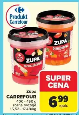 Carrefour Zupa różne rodzaje oferta