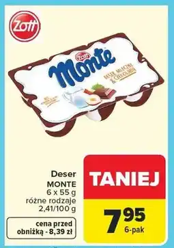 Carrefour Deser różne rodzaje oferta